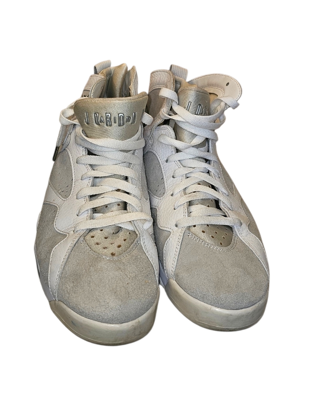 Air Jordan 7 Retro "Pure Money" White / Pure Platinum - Size 10